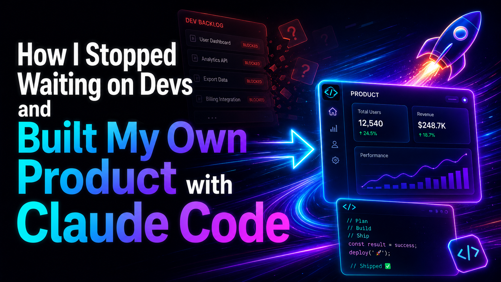 Cover image for How I Started building My Own Product with Claude Code